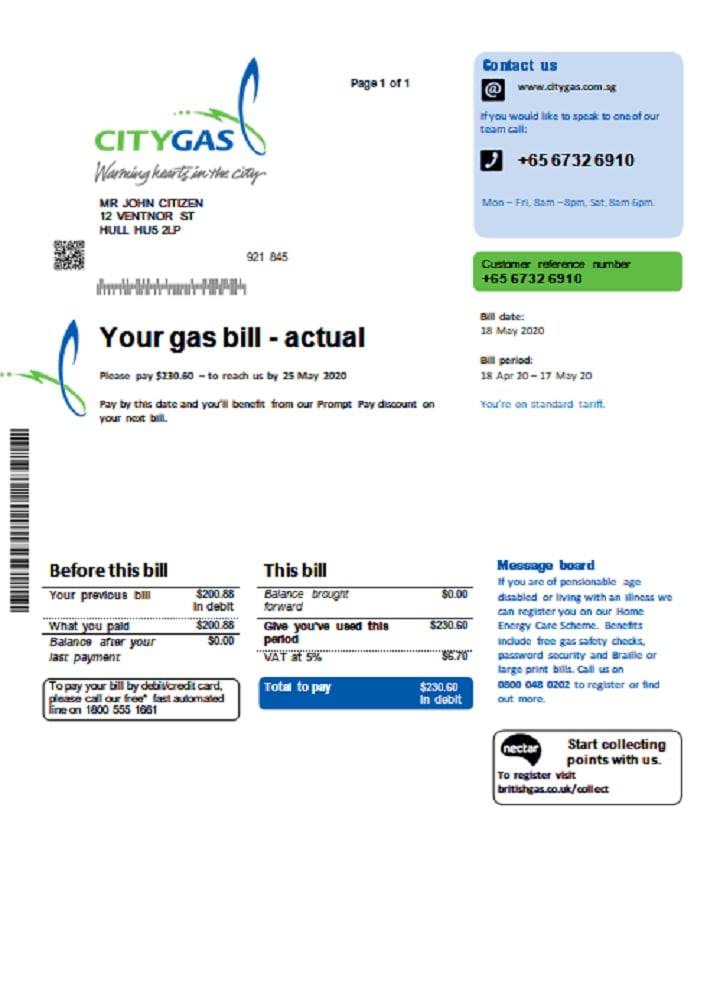  Minol USA business utility bill 